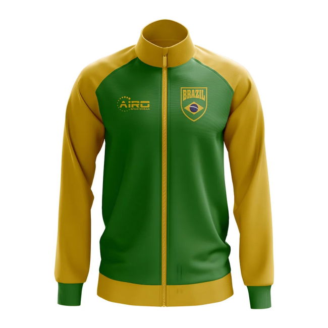 Jersey Brazil Concept Football Track Jacket (Green) Football