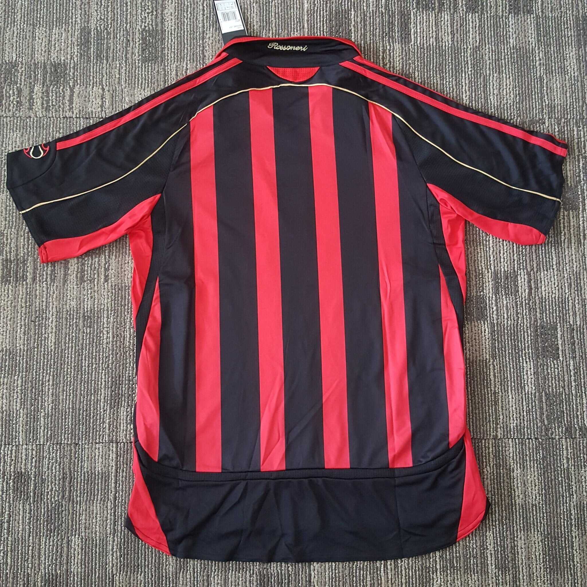 Cheap 2006-2007 AC Milan Home retro kit