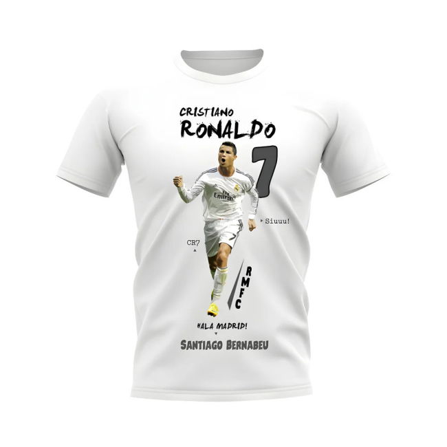 Cristiano Ronaldo Real Madrid Graphic supporter T-Shirt (Adult