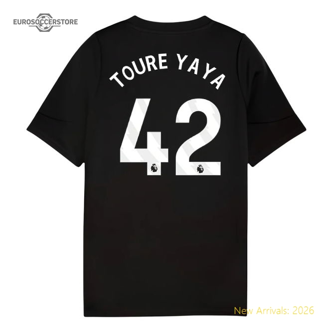 Safe Man City Kids Jersey Toure Yaya 2025-2026 Performance Fabric
