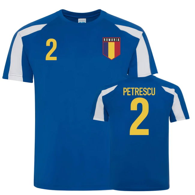 Romania Sports Training Jerseys (Petrescu 2) Euro Worldcup