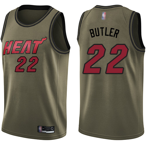 Nike Heat Green Jimmy Butler #22 Jersey - Discounted Premium Quality