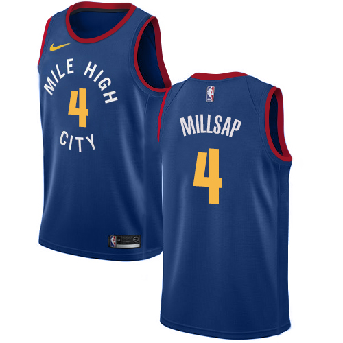 Nike Bucks Blue Denver Nuggets #4 Jersey - NBA Fan Apparel