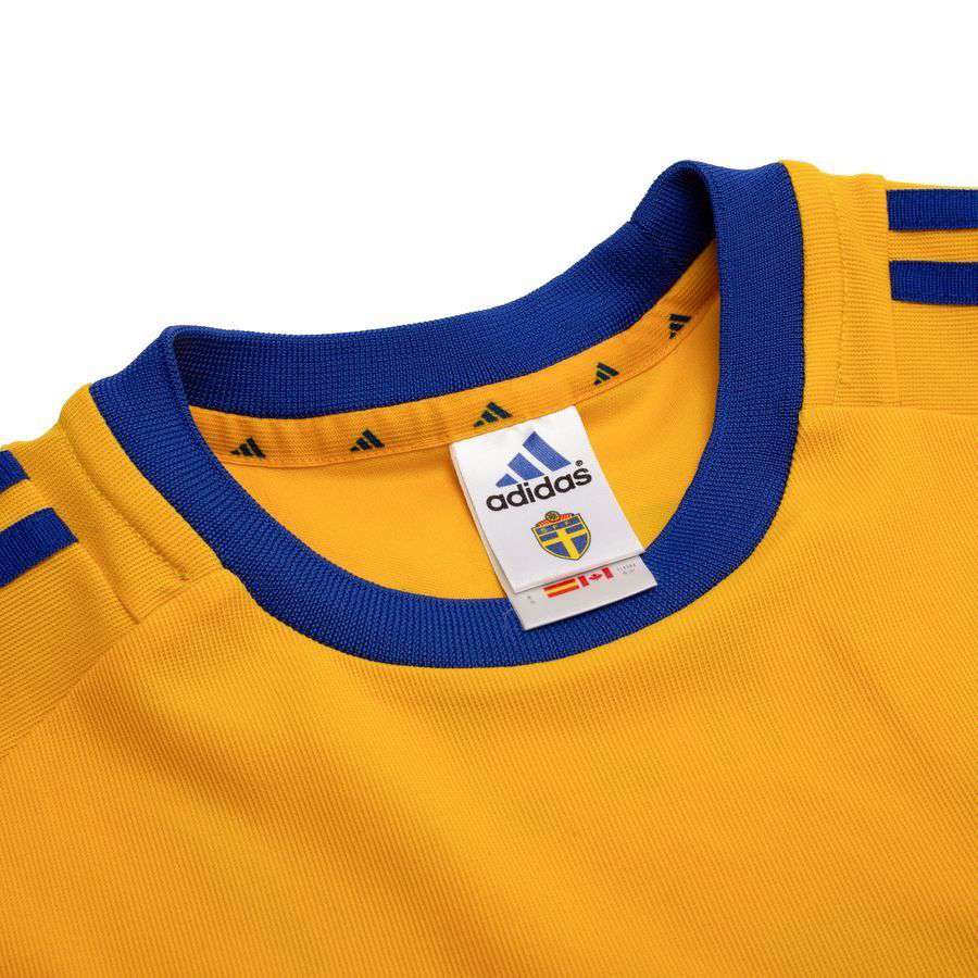 [EFKS] 2002 Sweden Size LARSSON 11 Home Jersey S (8/10)
