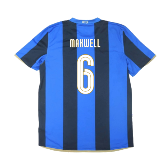 Inter Milan 2008-09 Home Shirt ((excellent) S) (maxwell 6)