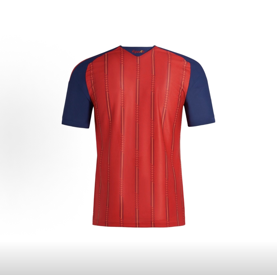 2026 World Cup Champions Spain Home Authentic Player Version 2-Star Quick Dry Slim Striped Men Soccer Jersey Spain Climacool  Men Women Youth