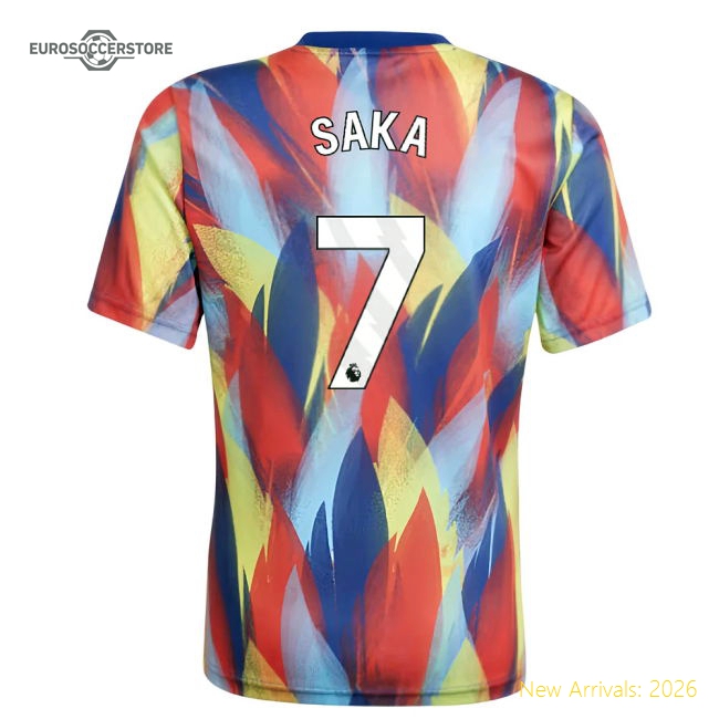 2025-2026 Arsenal Kids Premium Jersey Saka Aeroready Machine-washable