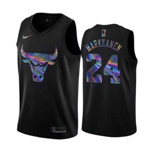 76ers Black Chicago Bulls #24 Nike Jersey - Economical Premium Quality