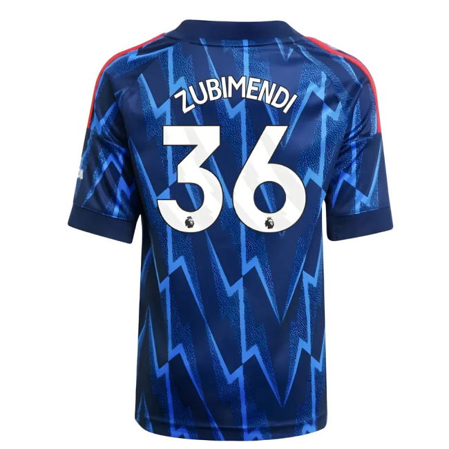 2025-2026 Arsenal Away Mini Kit (Zubimendi 36)
