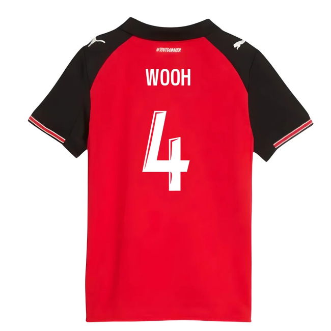 2025-2026 Stade Rennais Home Shirt (Kids) (Wooh 4)