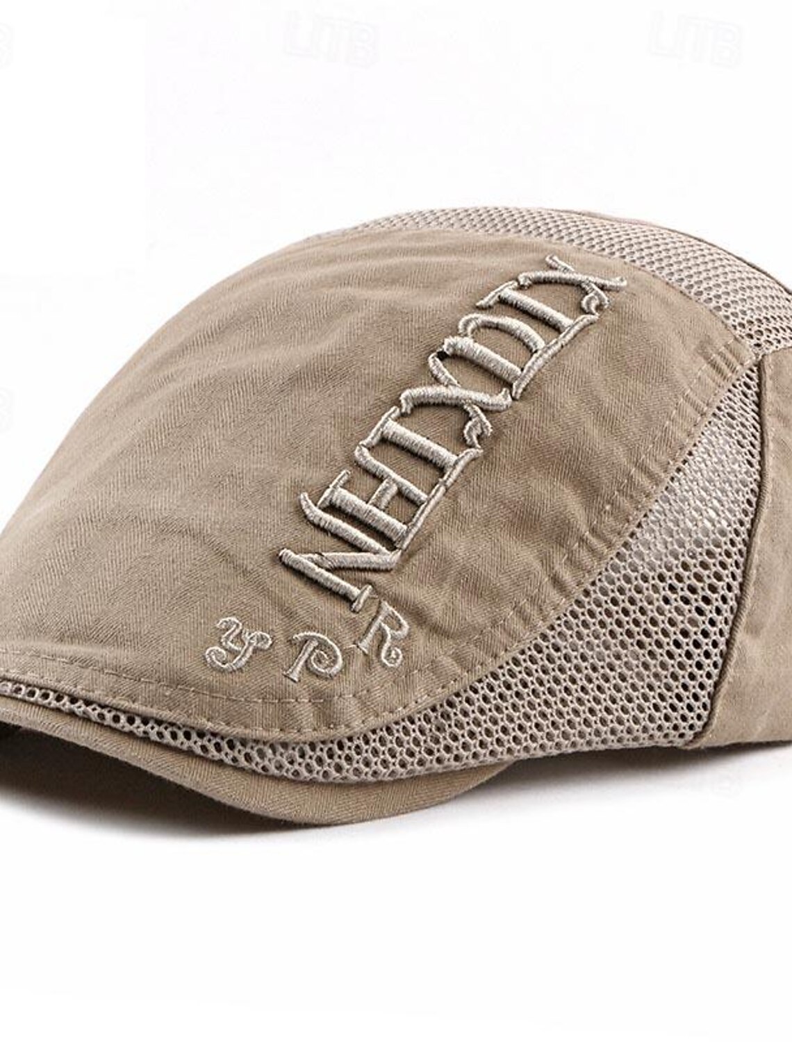 Men's Flat Cap Ascot Hat Newsboy Black khaki Polyester Embroidery