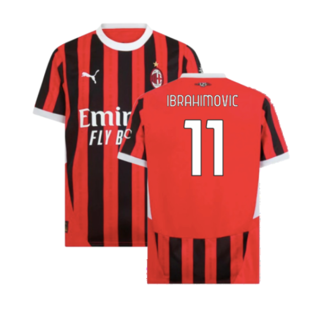 2024-2025 ACM Home Shirt (Ibrahimovic 11) Reinforced Seams