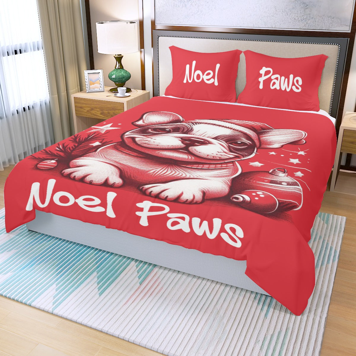 French Bulldog Jaq Bedding Set Cute Frenchie Essential