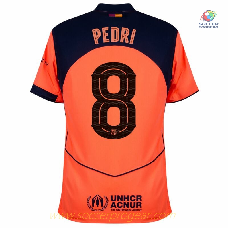 Barca Third Children Football Kit Football Jersey 2025/26 Collection Pedri