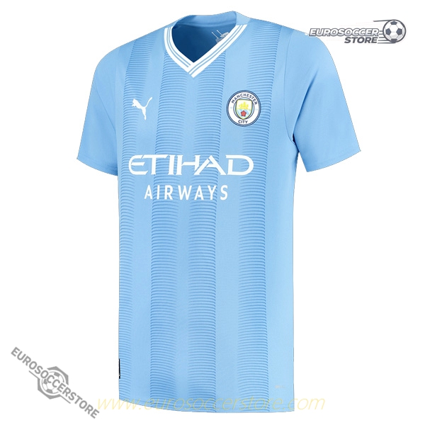 Manchester City's Home Football Jersey for the 23-24 Season