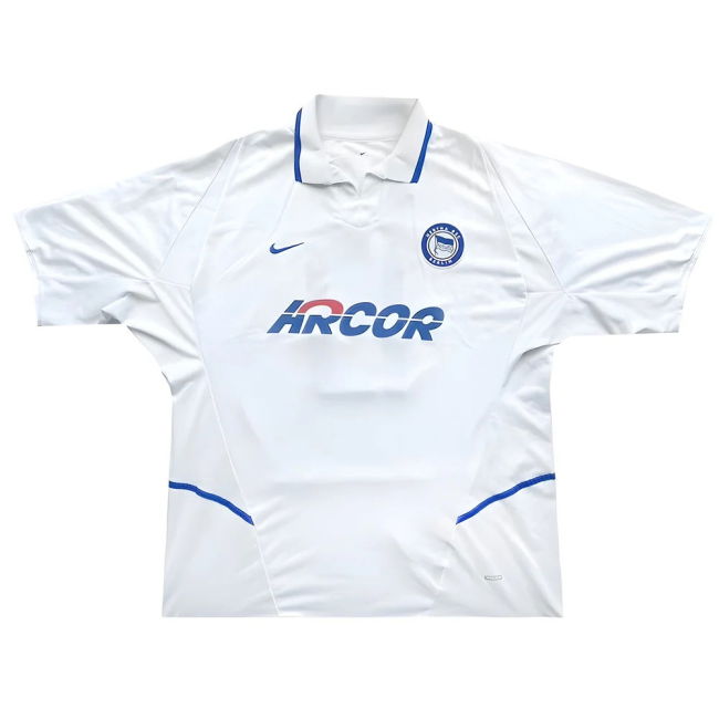 2002-03 Hertha Away Economic Shirt (Bobic #13) (Excellent)