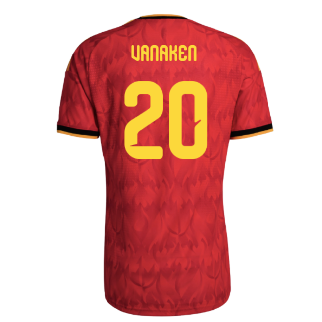 Belgium Certified 2026-2027 Belgium Authentic Home Shirt (Vanaken 20)