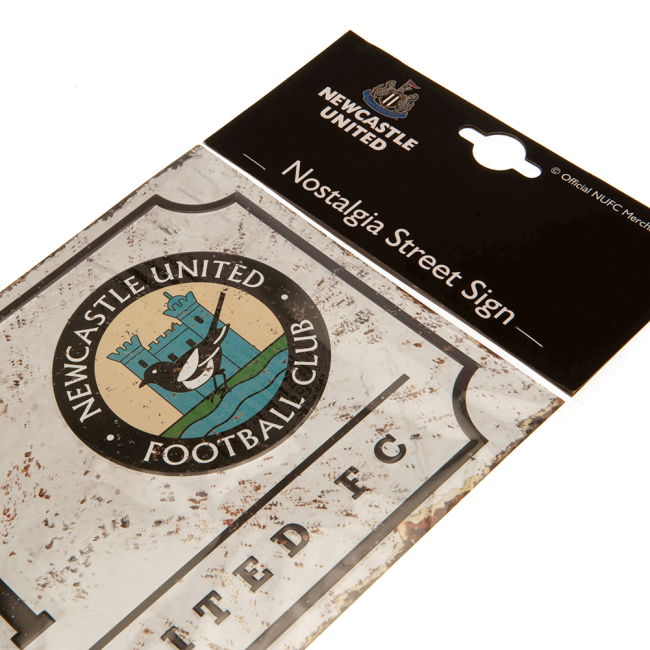 Newcastle United FC Retro Street Sign (Limited Edition)