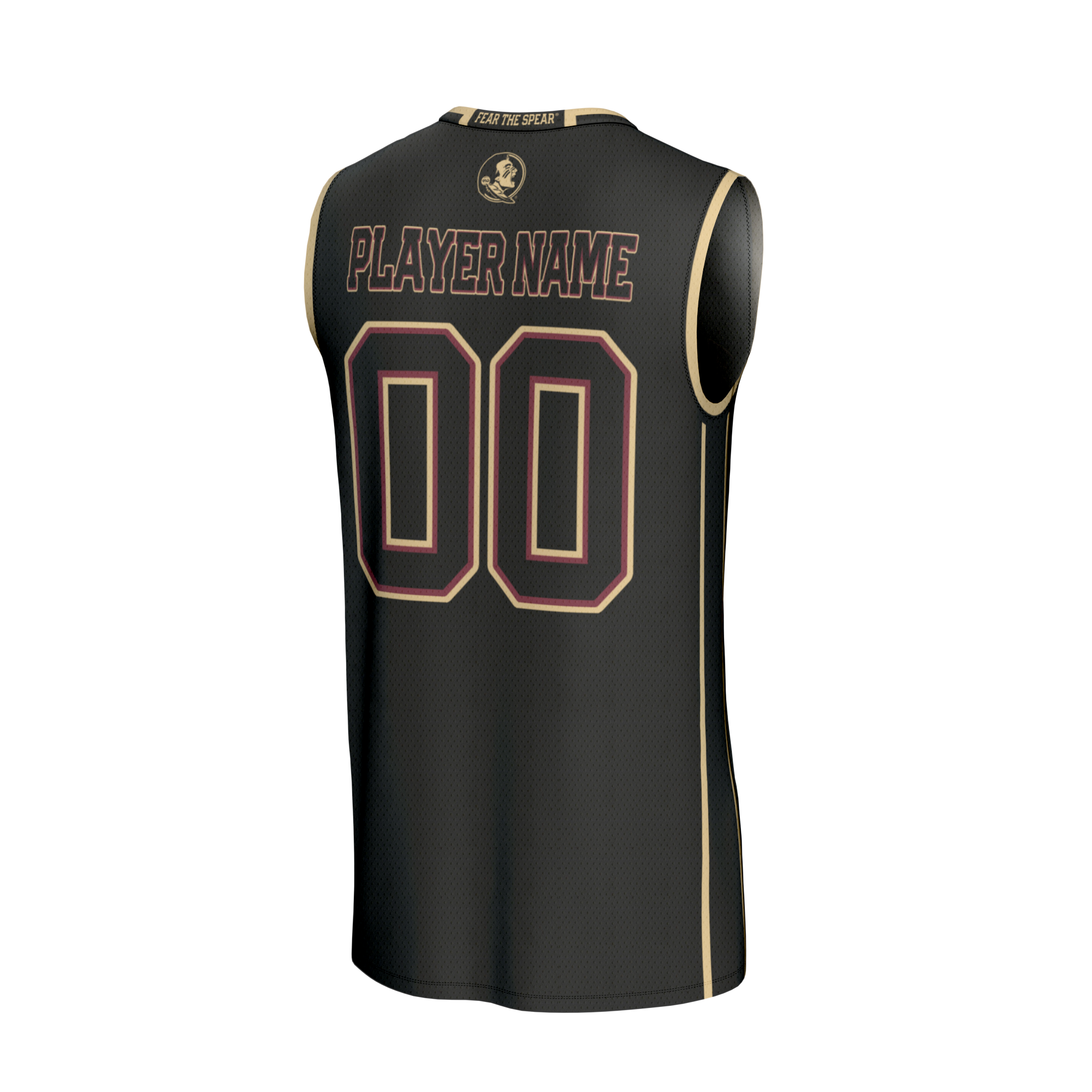 [NJP] Florida State Seminoles GameDay Greats Youth Lightweight Collegiate Men's Basketball NIL Pick-A-Player Fashion Jersey - Black