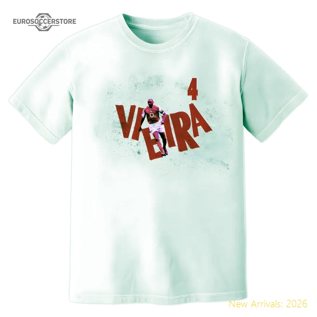 Patrick Vieira Arsenal Premier League Legend T-Shirt (White)