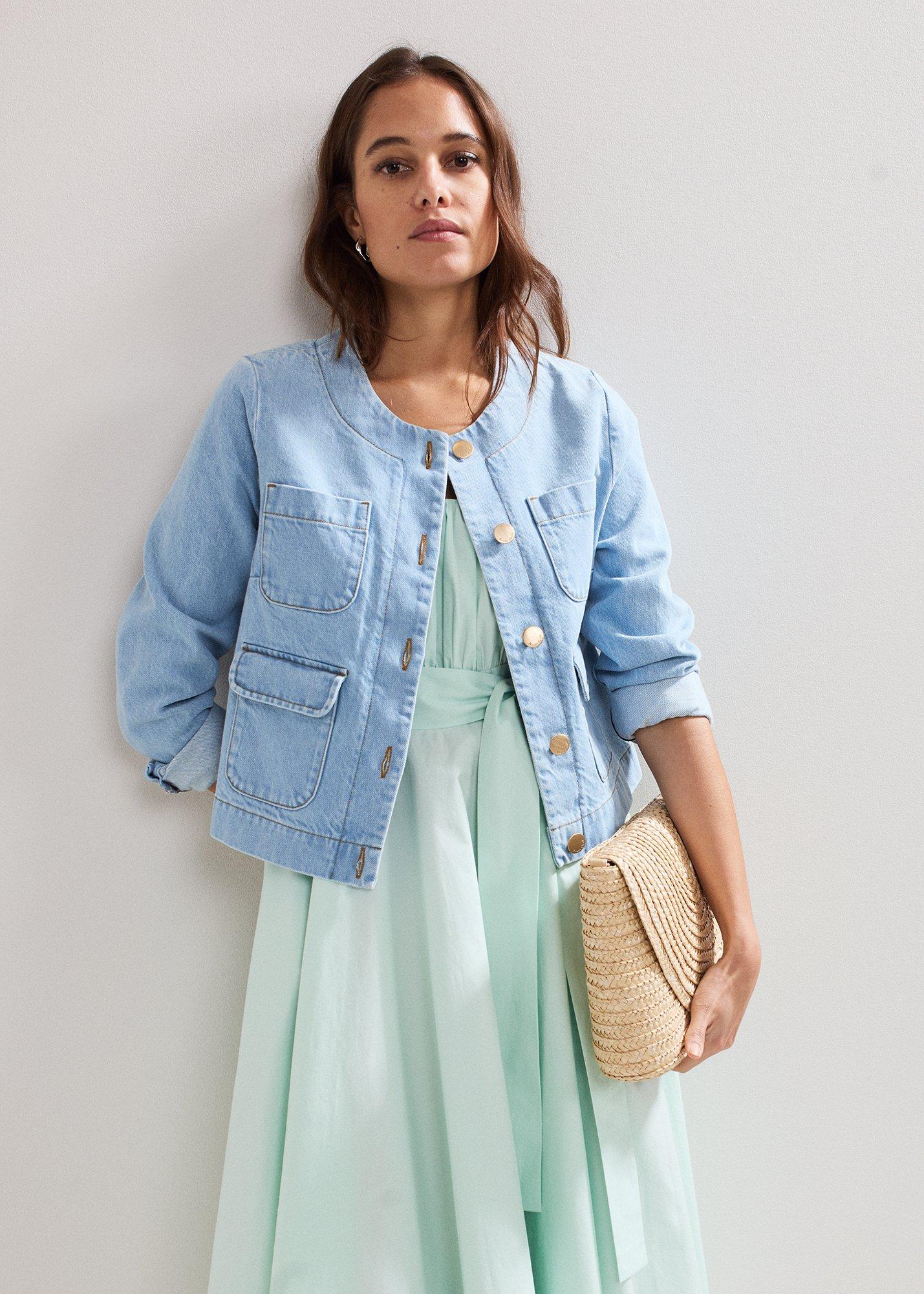 Melinda Green Cotton Tie Midi Dress