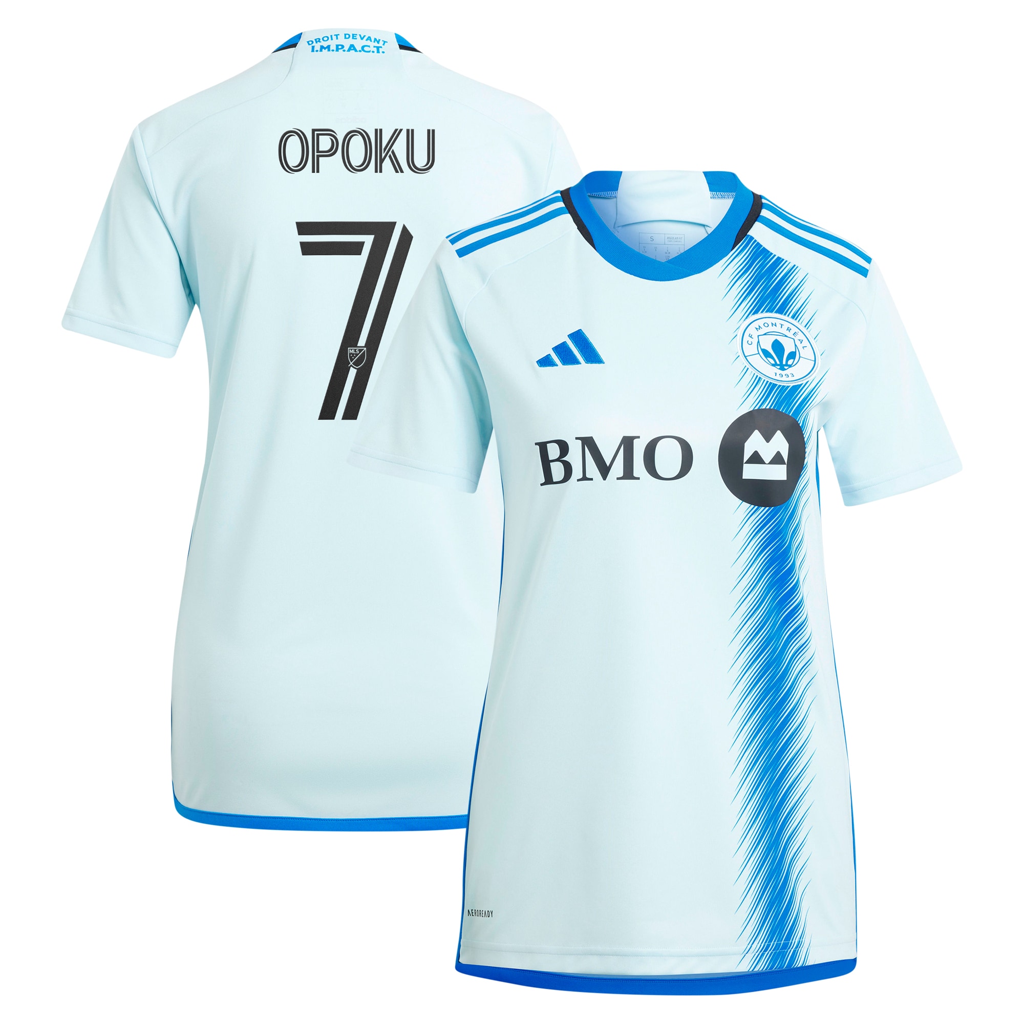 [SJH] Kwadwo Opoku CF Montreal Women's 2024 La Main Replica Player Jersey - Light Blue