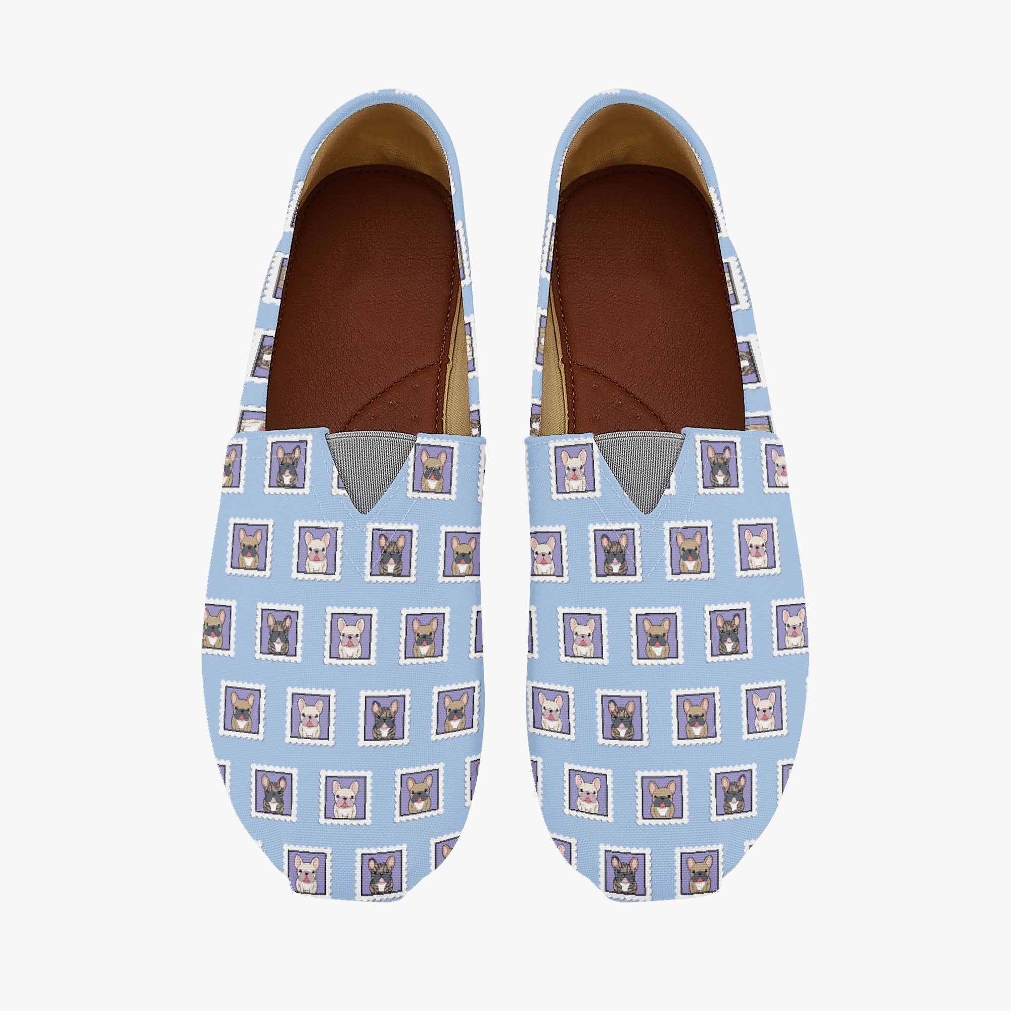 French Bulldog Opossum Casual Canvas Shoes Durable Dog Footwear