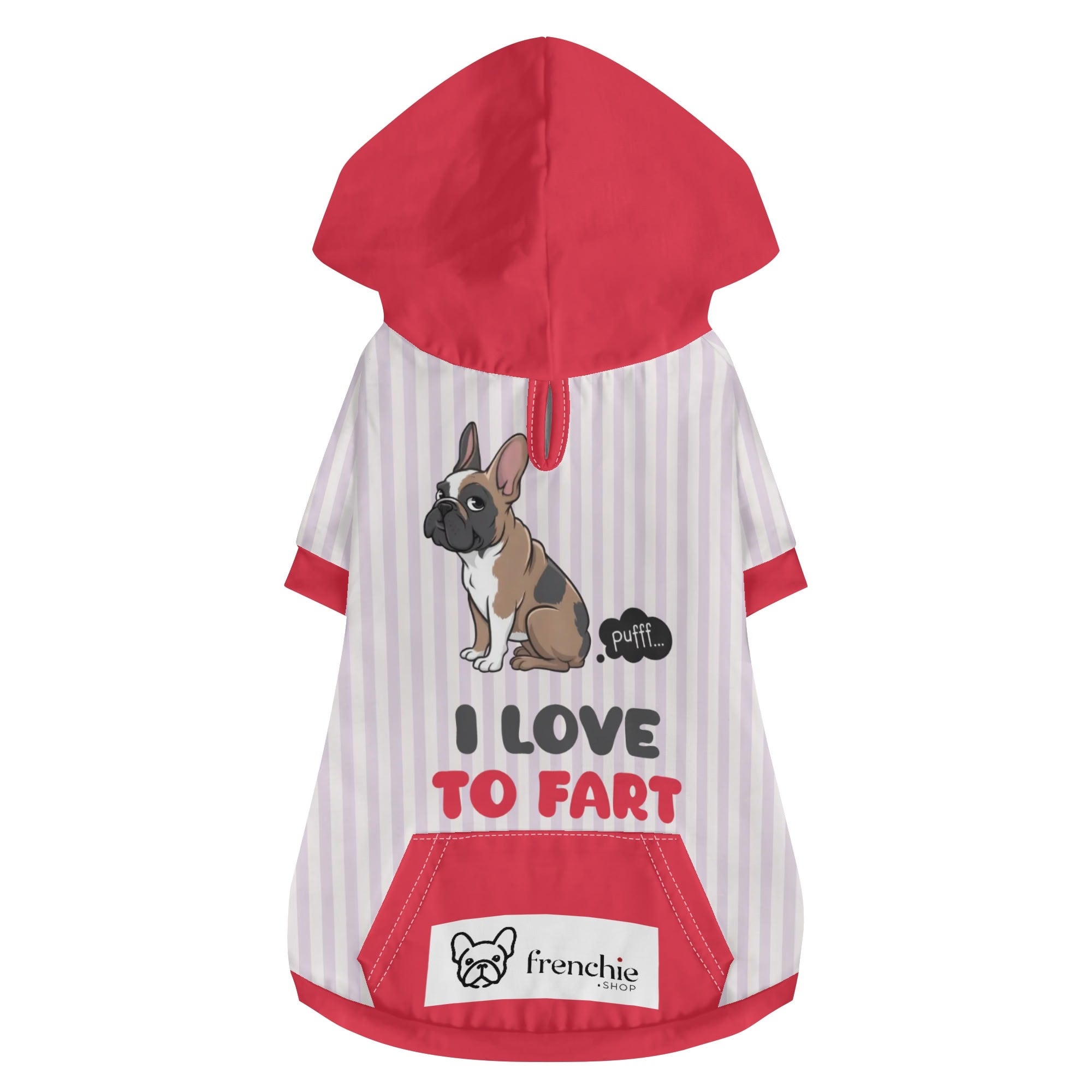 I Love To Fart - Hoodies for French Bulldog | Frenchie Shop Original