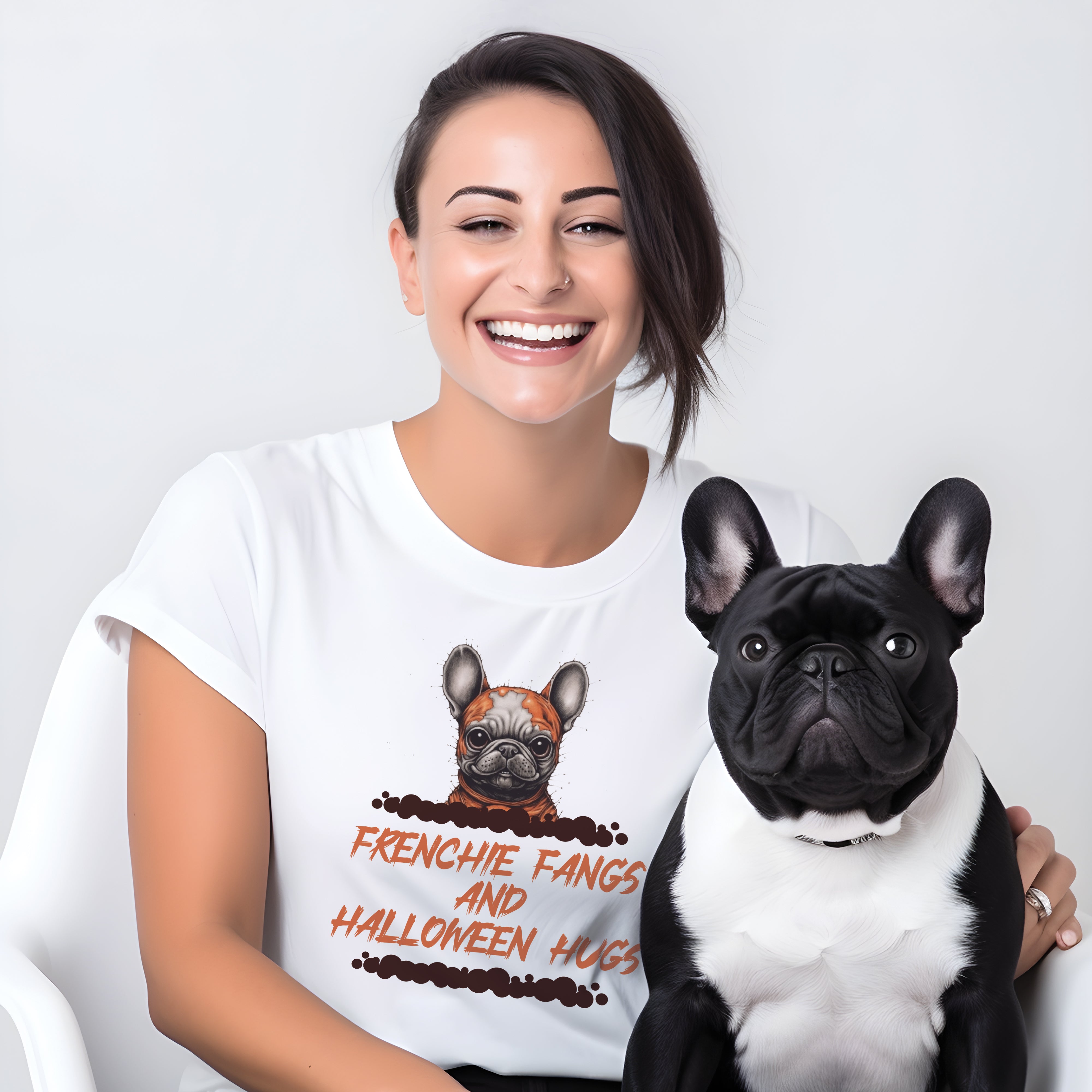 Frenchie Spooktacular - Comfy Unisex T-shirt Casual Wear | Trendy Style