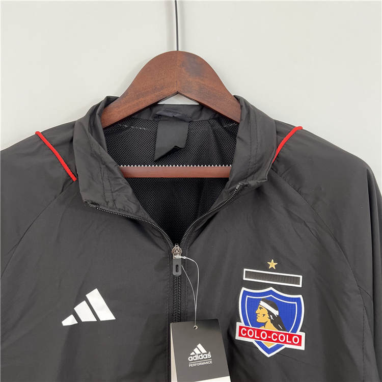 Premium Advanced Fabric 2324 Colo-Colo Black Windbreaker