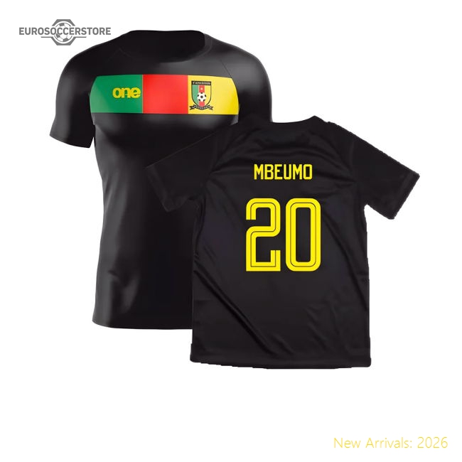 Premium-grade 2023-2024 African Giants Training Tee (black) (mbeumo