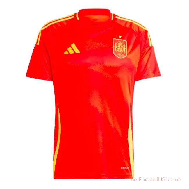 Men 2024-2025 Spain Home Shirt UEFA Euro 2024