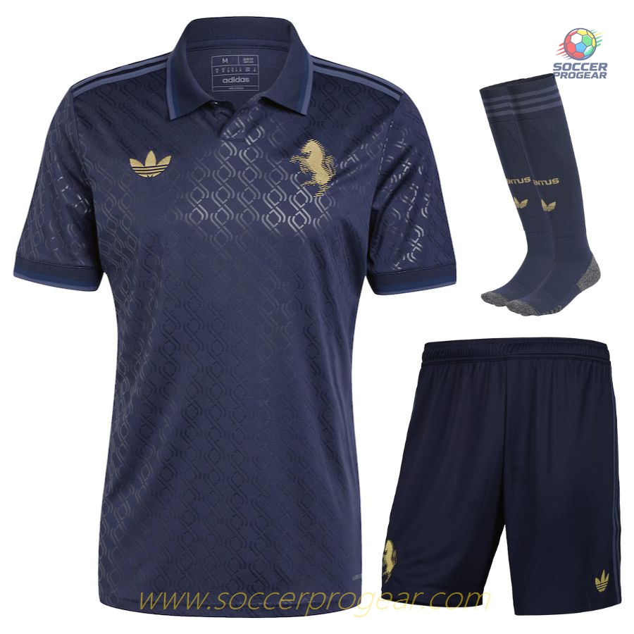 Juventus Third Youth Jersey Set Team Shirt 2024-2025 Season