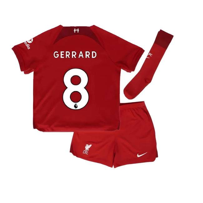 Kids Elite Style Liverpool Elite Design Home Pro Shirt (GERRARD 8) (1)
