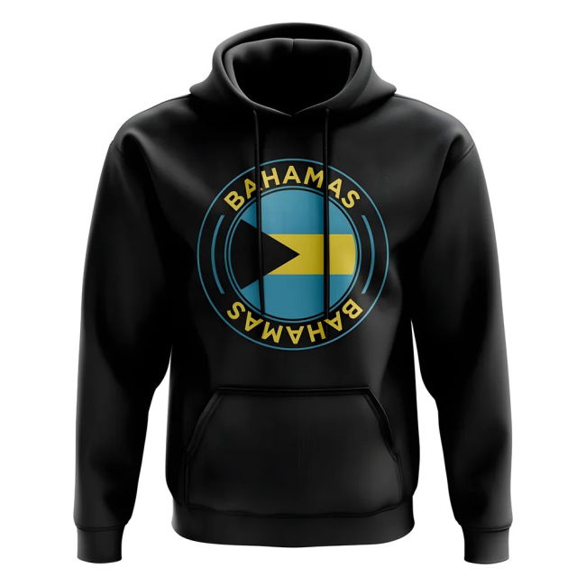Climate-Control Match-Ready Bahamas Football Badge Hoodie (Black)