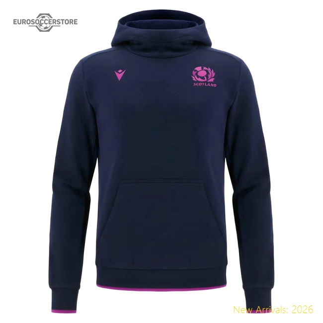 2025-2026 Scotland Rugby Travel Hoody (Navy) - Kids