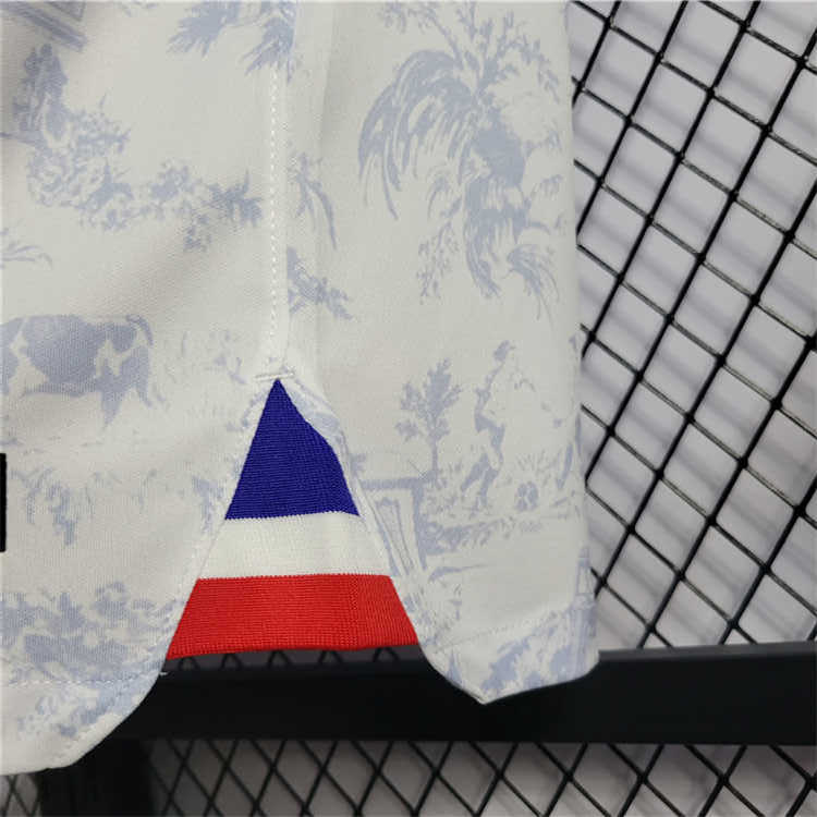 Quick Dry World Cup 2022 France Away White Soccer Jersey Football