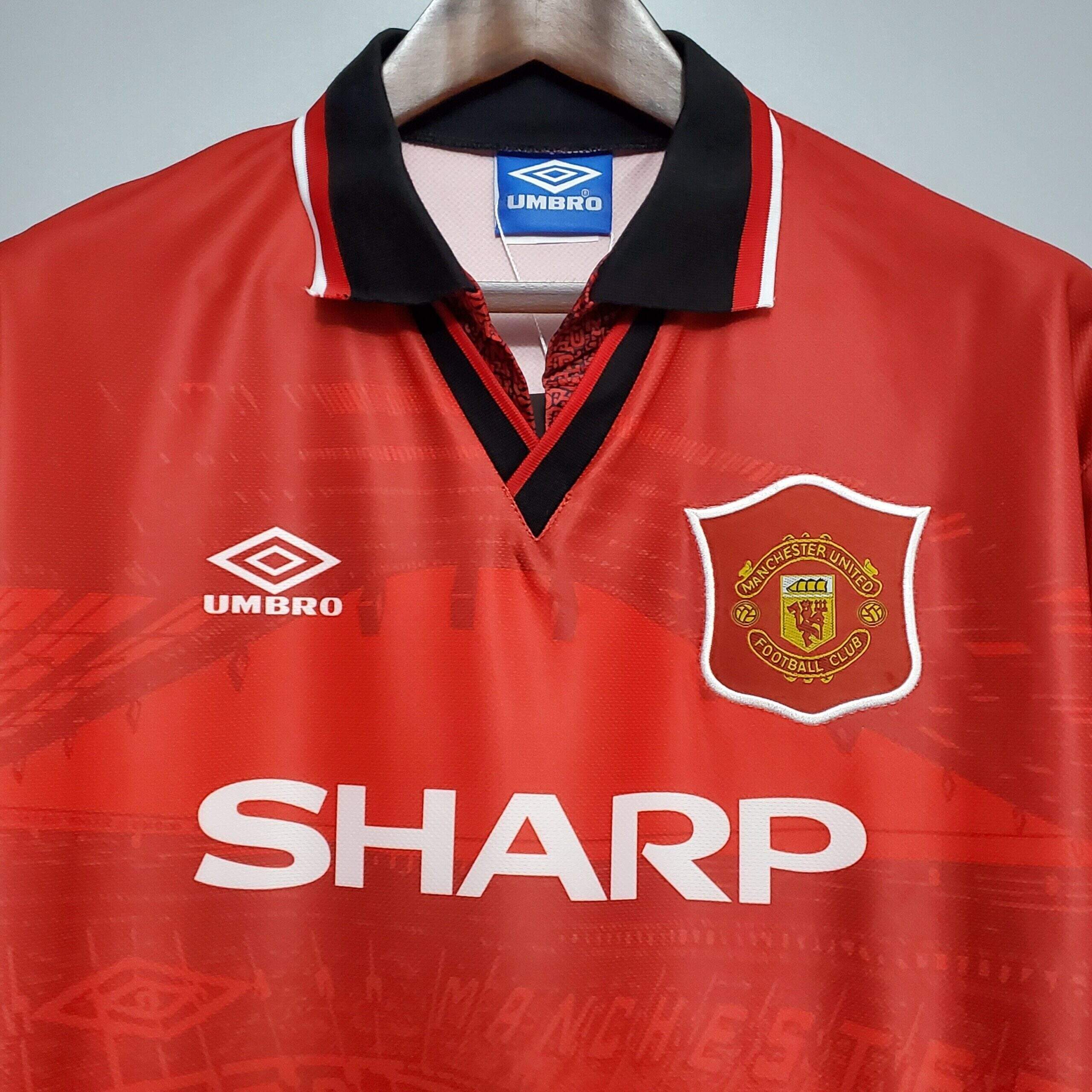 Cheap 1994-1996 Man United Home retro kit