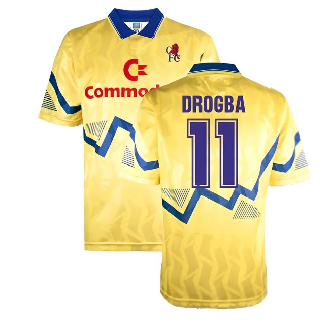 Top Tier Chelsea Drogba #11 Updated Design Faithful Football Kit