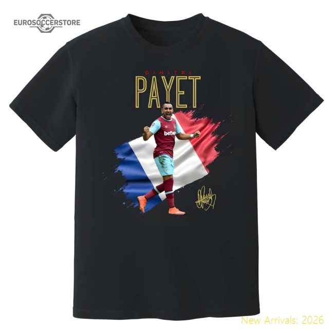 Dimitri Payet West Ham Celebration T-Shirt (Black)