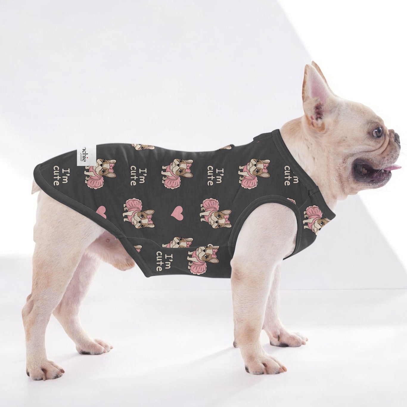 Trendy Checkers - Shirt For Frenchies - Frenchie Shop Original for Pet