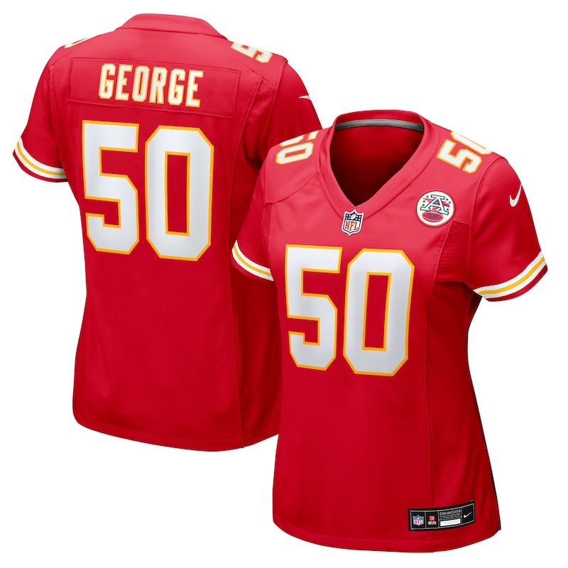 None Brandon George KC Chiefs Victory Premium Jersey Game Day Wear