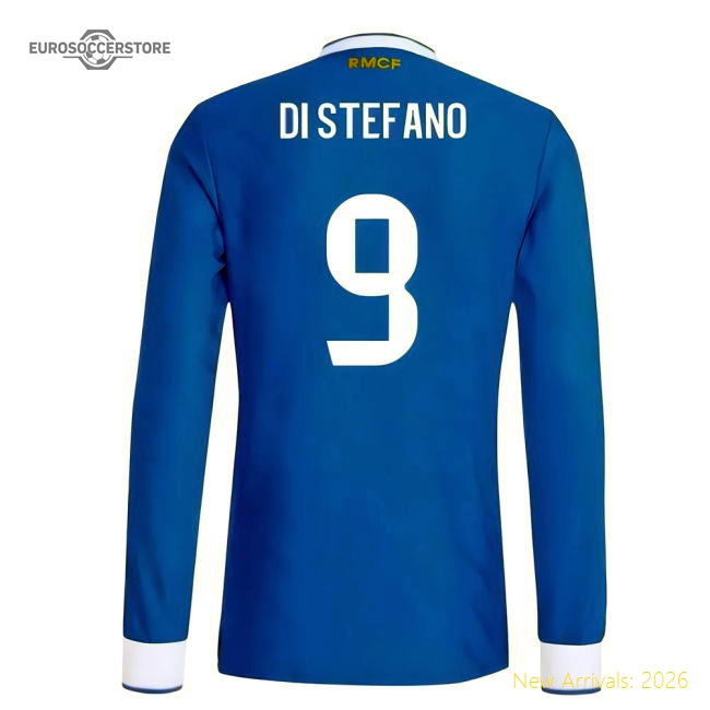 2025-2026 Madrid Real Madrid Long Sleeve Third Shirt (Di Stefano 9)