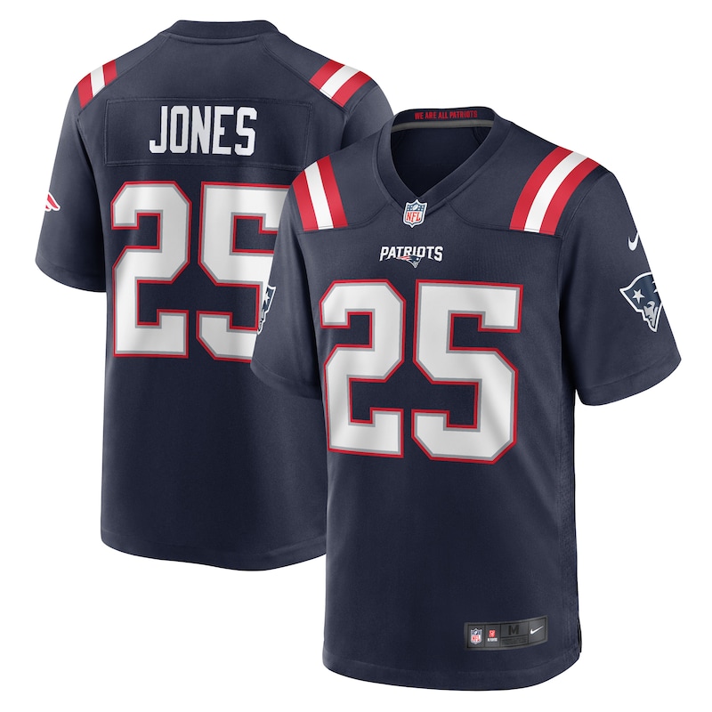 None Marcus Jones NE Patriots Modern Authentic Jersey for NFL Fans