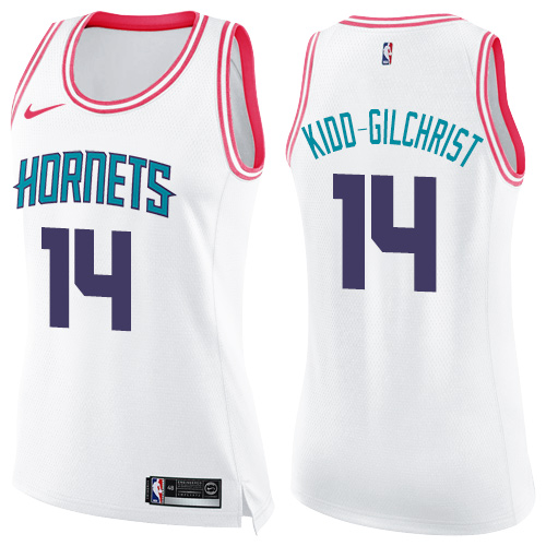 Nets White Charlotte Hornets #14 Nike Jersey - Cost-Effective