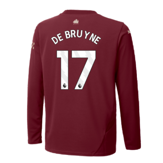 2024-2025 Man City Shirt (Kids) (De Bruyne 17) (Kids) | Value for M...