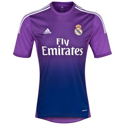 13-14 Real Madrid Goalkeeper Purple Soccer Jersey Shirt - Official