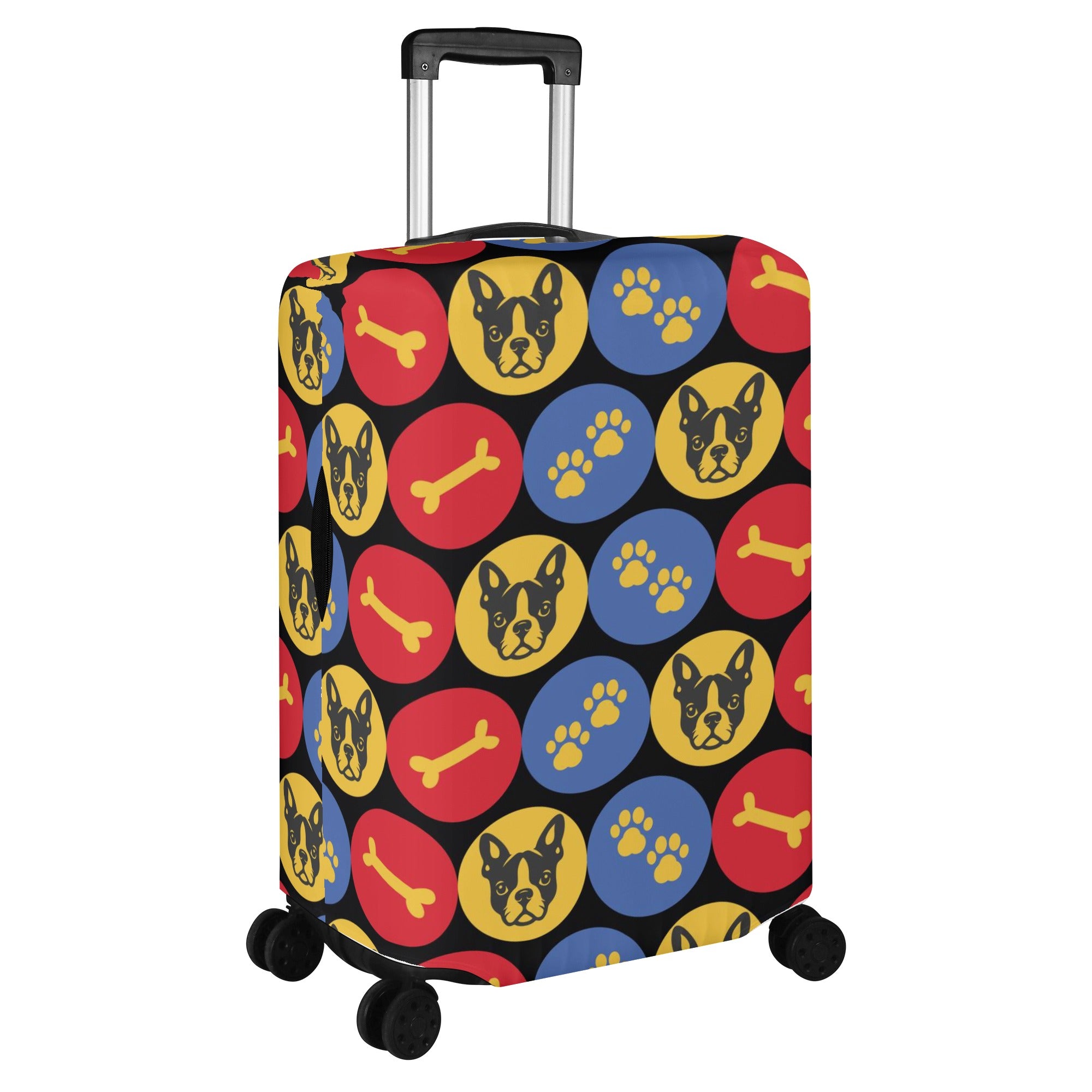Tyson - Bulldog Luggage Cover For Boston Terrier Lovers Dog Supplies