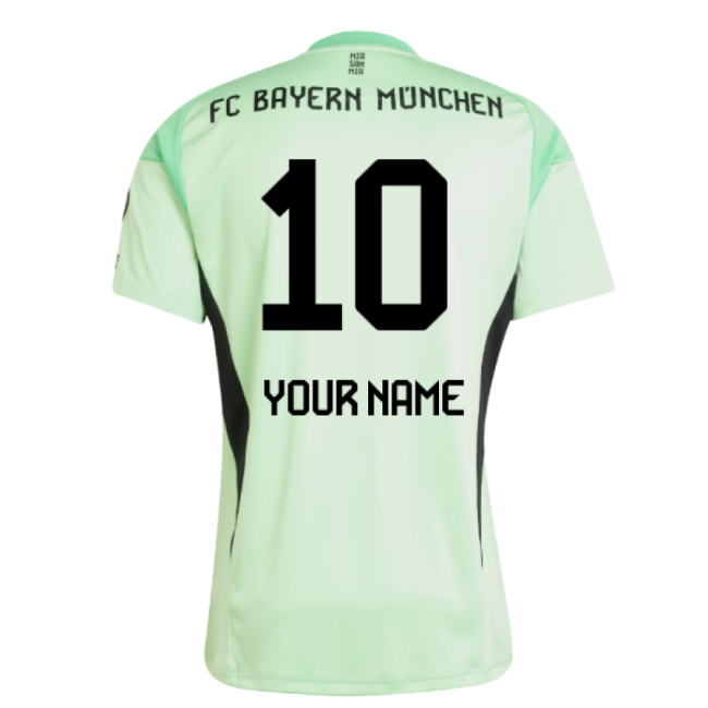 Premium 2025-2026 Bayern Munich Home Goalkeeper Shirt (Glory Mint) (Your