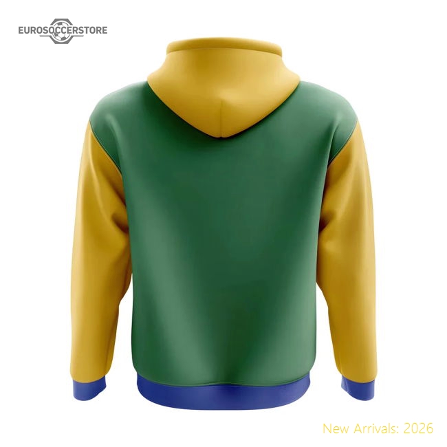 Gabon Concept Country Football Hoody (green) - Fantastic Value